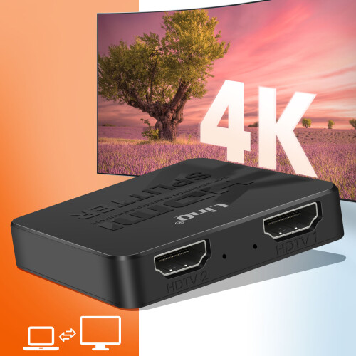 LinQ Duplicatore HDMI 4K Ultra HD per 2 display in simultanea 2