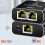 LinQ RJ45 Gigabit 1000 Mbps Ethernet Duplicator for 2 Simultaneous Devices 3