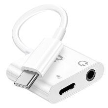 LinQ USB C Power Delivery en 3,5mm Audio Jack Oplaadadapter