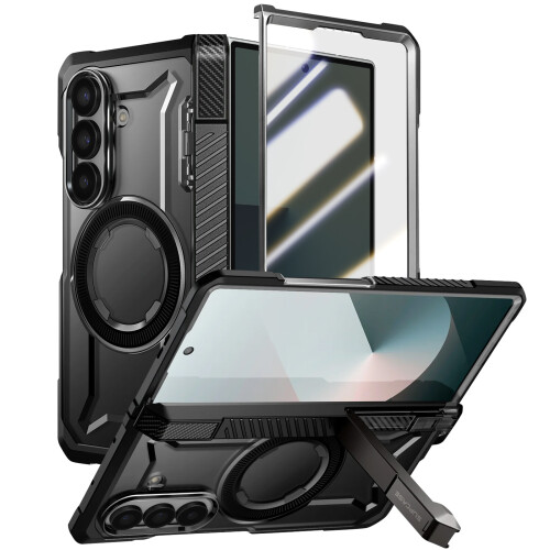 Supcase Capa MagSafe para Samsung Z Fold 7 com suporte antichoque 6 m 1