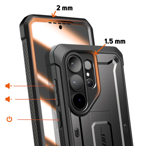 Supcase Capa Integral para Galaxy S26 Ultra Série Unicorn Beetle Pro com Vidro Temperado 2