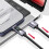 Swissten Ladekabel 3A USB auf USB-C 60W 1 m mit LED 3
