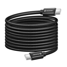 Swissten Universele USB-C naar USB-C Oplaadkabel 60W - Snellader & Data - 3m