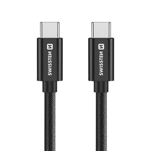 Swissten Cabo USB-C para USB-C 3m 60W Universal Carga e Transferência Rápida 1