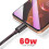 Swissten Cabo USB-C para USB-C 3m 60W Universal Carga e Transferência Rápida 3