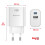 Swissten Chargeur USB-C 45W Power Delivery et USB-A Quick Charge 3.0 18W 3