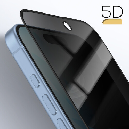 Tactical Displayschutz iPhone 17 Sichtschutz 5D Gehärtetes Glas 2