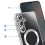 Avizar Soft Shockproof Magsafe Case for Galaxy S25 FE with Chrome Edge 4