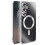 Avizar Soft Shockproof Magsafe Case for Galaxy S25 FE with Chrome Edge 2