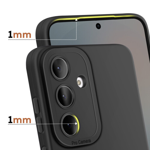 Avizar Silikonhülle Galaxy S25 FE mit Kameraschutz 2