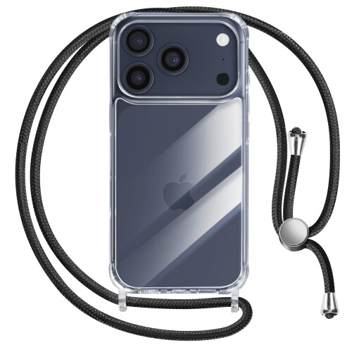 Avizar Capa para iPhone 17 Pro Série Soft Touch com Cordão de Pescoço