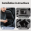 Universal Car Armrest Pad Center Console Riser Cushion Black 2