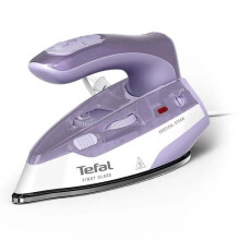 Fer à repasser violet - Tefal - Semelle céramique - Jet de vapeur 45 g - Réservoir 250 ml - Puissance 1000 W