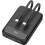 Batterie externe 10000 mAh noire - Deltaco - Câble USB Type C inclus - Li-polymère - Indicateurs LED 1
