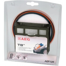 Set van 3 AE139 filters (HEPA, motor) voor stofzuigers van de T8 serie AEG 9001671008