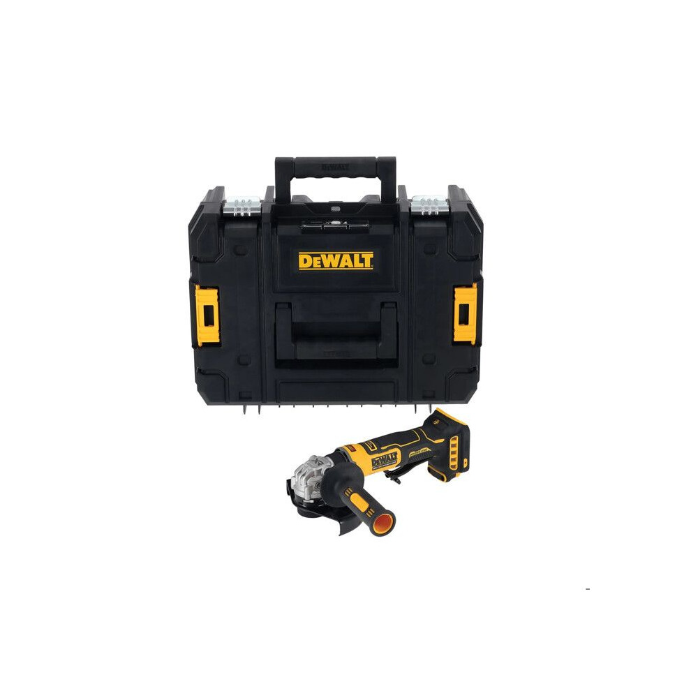 Dewalt Kompakte Winkelschleifer 125 Mm Xr 18V Brushless - Ohne Akku, Ohne Ladegerät Im Tstak Koffer - Dcg404nt-Xj