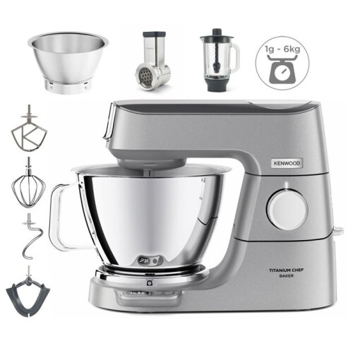 Kenwood Robotdeeg Maker Kenwood Titanium Chef Baker KVC85.314SI