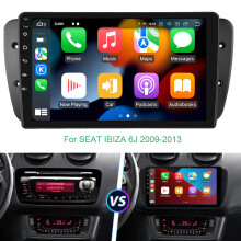 For SEAT IBIZA 6J 2009-2013 Android 15 Car Stereo Radio Carplay GPS Navi WiFi BT