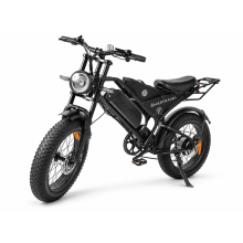 DK400 Retro Style 1200W Electric Fat Bike for Adults, 20×4.0" Fat Tyres, 48V 18.2Ah, Shimano 7-Speed