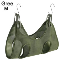 Pet Grooming Hammock Cat holding bag GREEN green M, Pet Supplies, Gift for Cat Lovers, Indoor Cat Essentials, Kitten & Adult Cat Care