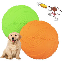 Dog Disc, Frisbees for Dogs, 2 Pcs Frisbee Dog Toy, for Games Sports Exercise Activity and Outdoor Play, for Small and Medium Dogs