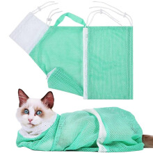 Cat Grooming Bag, Cat Wash Bag, Adjustable Cat Wash Bag, Mesh Bag for Cats for Bathing and Nail Care, Pet Supplies, Gift for Cat Lovers