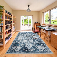 (200 x 290 cm 6 ft 7 in x 9 ft 6 in, TRANQUIL- CASHMERE RUG) Extra Large Traditional Rugs For Living Room & Bedroom Non Slip Soft Carpets