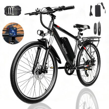 Electric Bike Commuter 48V 15Ah 26" E-Bike 150kg 95KM