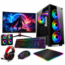 (FULL SETUP) Fast Gaming intel corei5 16GB RAM 1TB+128GB SSD GT730 4GB Monitor and Speaker