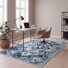 (160x230 cm (5.2ft x 7.5ft), TRANQUIL) Extra Large Rugs Traditional Non Slip Soft Carpets