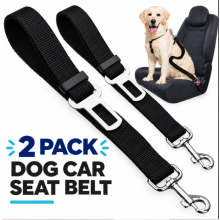 2 Pack Adjustable Dog Car Seat Belt Restraints
