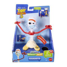 Sprechende Figur - TOY STORY - JNB34 - Forky 17 cm - Sätze und Geräusche - Gelenkig