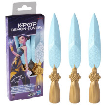 Nerf KPop Dämonenjäger Zoeys spirituelle Klingen, 3 Nerf Schaumstoffklingen, Spielzeug für Kinder, ab 6 Jahren
