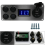 4Gang Blue Campervan RV 12V LED Light Switch Control Panel Voltmeter USB Charger 1