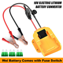 Power Connector DIY Battery Adapter for DeWalt DCB206 18V Battery Holder Dock