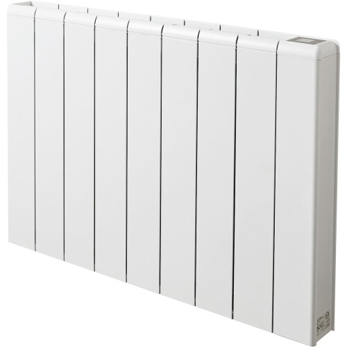 Adam Adam Samson 2000W Dual Heating Electric Radiator in White with Smart WiFi Control