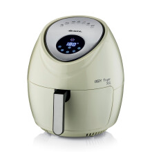 Ariete Airy Fryer XXL 4618, Air Fryer, 7 Litre, 60 Minute Timer, LCD and Touch Screen with 7 Cooking Modes, Maximum Temperature 200C, Capacity 2.5kg