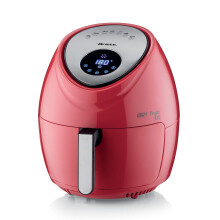 Ariete Airy Fryer XXL 4618, Hot Air Fryer 7 Litres, 60 Minute Timer, LCD and Touchscreen with 7 Cooking Levels, Maximum Temperature 200 C, Capacity