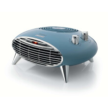 Ariete 8211 Table heater, electric heater, 2000W, thermostat, silent, grill and chrome legs, light blue