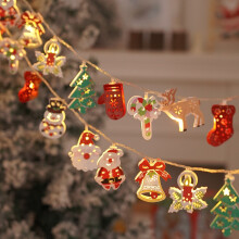 20 LED Christmas String Lights USB Battery Powered 2 Flashing Modes Indoor Outdoor Decor 6m