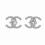 925 Sterling Silver Zirconia Stud Earrings with Interlocking Circle Design for Women 1