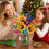Adventskalender 2026: Wildblumenstrauß-Bauset mit Lichterkette 4