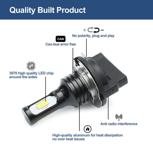 Κατάλληλο για 2 λαμπτήρες προβολέων LED H11B H9B H8B για Opel Corsa D (έτος μοντέλου 2011– 1