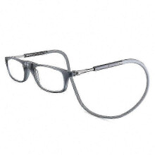 Clic Magnetische Lesebrille, +450 Unisex Computerlesebrille mit weichem, faltbarem Band