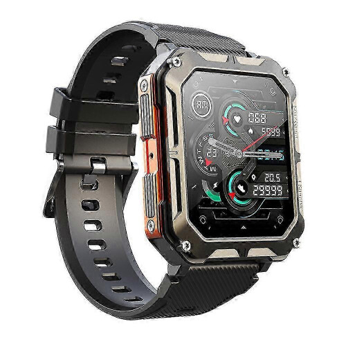 Indestructible Smartwatch, Rugged Tactical Smartwatch with HeartRate 2