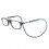 Clic Magnetic Reading Glasses,+450 Unisex Computer Reader with Soft Foldable Strap 1
