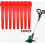 100 Pack Plastic Replacement Blades for Cordless Grass Trimmers, Durable Lawn Edging Accessories 1
