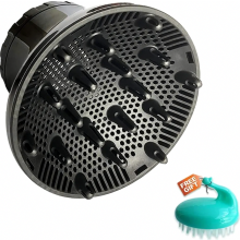 Yleiskäyttöinen hiustenkuivaaja hiustenkuivaajille, 1,4–2,6 tuuman aukko, kiharille ja laineikkaille hiuksille