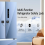 2 Pack Refrigerator Locks with Adhesive, No Tools Needed, Child Safety Latches with Keys, Black 4