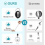 10 Pack Retractable Badge Holders, 63 cm Pull Reel Keychains with Pocket Clips for ID Cards and Keys 4